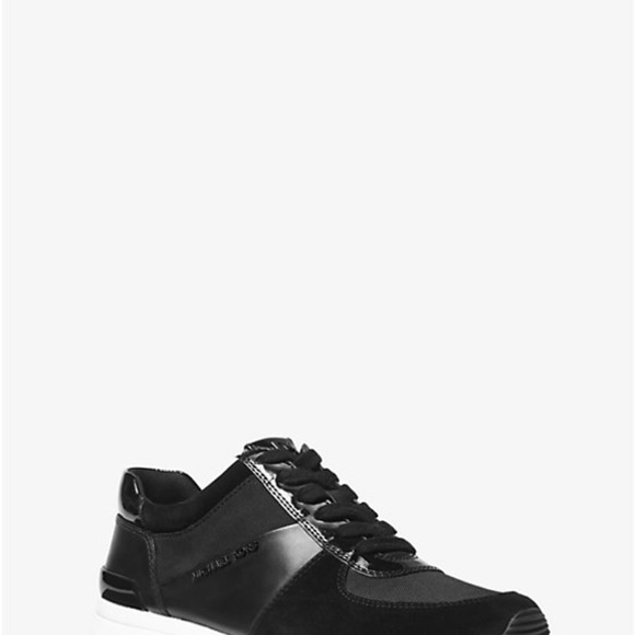 MICHAEL MICHAEL KORS Allie Leather and Canvas Sneaker - Picture 8 of 15